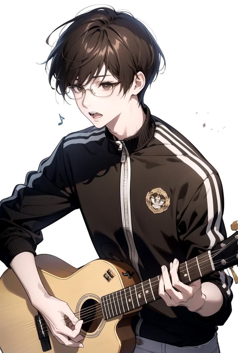Anime Boy Playing Guitar, HD wallpaper | Peakpx